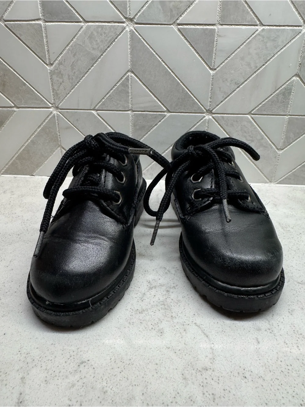 TFL Boys Oxford Shoes Black 4